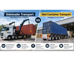 SIDELOADER TRANSPORT MELBOURNE – 20FT & 40FT CONTAINERS