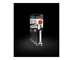 Ratchet spanner set 7 piece SAE