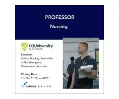Professor in Nursing at CQUniversity Australia