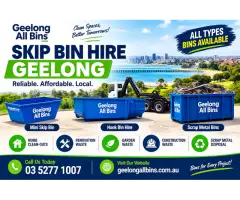 Skip Bin Hire Torquay – Mini Skips to Hook Bins | Geelong All Bins