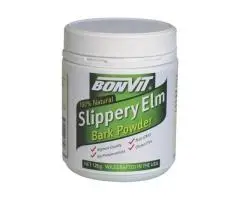Slippery Elm Powder – Bonvit 125 gm Natural Bark Powder