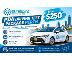 Book Your PDA Driving Test Package in Perth from Just $250!
