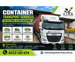 Reliable Container Transport Services in Altona & Melbourne