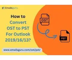 EmailsGuru OST to PST Converter