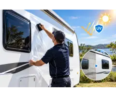 Premium UV Vinyl Protector for Caravans Brisbane - Jillaroo