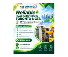 Reliable HVAC Services in Toronto & GTA – 24/7 Emergency Repairs