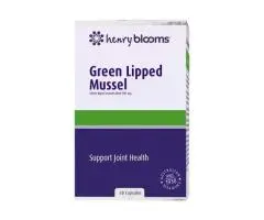 Green Lipped Mussel – Henry Blooms 60 Capsules