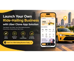 Launch Your Own Ride-Hailing Business with Uber Clone App Solution