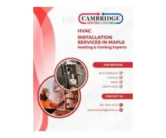 HVAC Installation Services in Maple | Heating & Cooling Experts