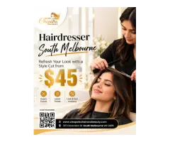 Hairdresser South Melbourne: Refresh Your Look with a Style Cut from $45