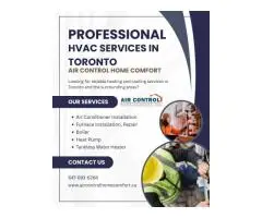 Professional HVAC Services in Toronto - Air Control Home Comfort